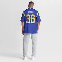 Maillot de match Nike Charles Woods Royal Los Angeles Rams pour homme