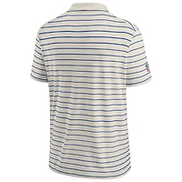 Men's Nike Cream Los Angeles Rams Sideline Lock Up Victory Performance Polo