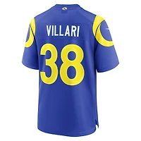 Men's Nike Dan Villari Royal Los Angeles Rams Game Jersey