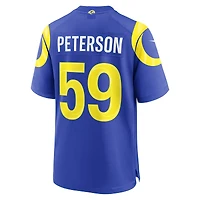 Men's Nike Darryl Peterson Royal Los Angeles Rams Game Jersey