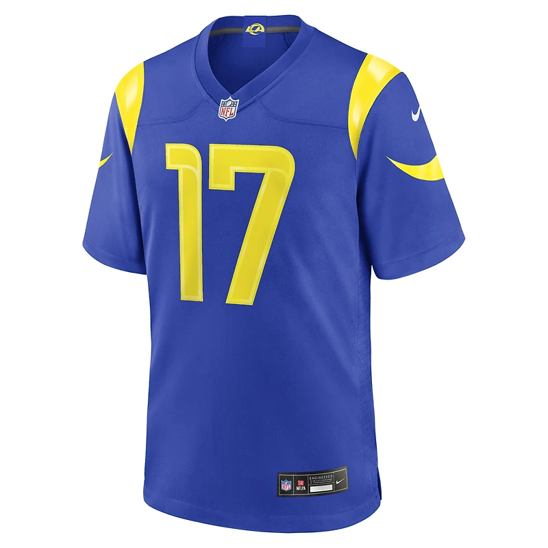 Maillot de joueur Nike Davante Adams Royal Los Angeles Rams pour homme