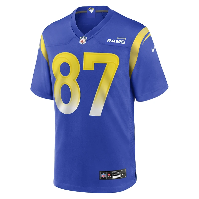 Men's Nike Davis Allen Royal Los Angeles Rams Home Game Jersey