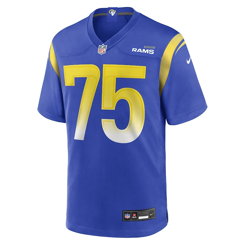 Maillot de joueur retraité Nike Deacon Jones Royal Los Angeles Rams Game pour homme