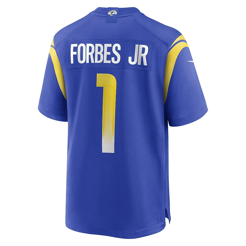 Maillot Nike Emmanuel Forbes Jr. Royal pour homme des Los Angeles Rams