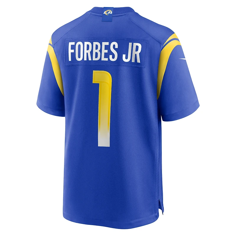 Maillot Nike Emmanuel Forbes Jr. Royal pour homme des Los Angeles Rams