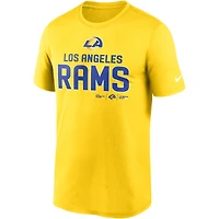 Men's Nike Gold Los Angeles Rams Legend Community Performance T-Shirt