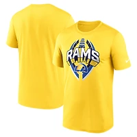 Men's Nike Gold Los Angeles Rams Legend Icon Performance T-Shirt