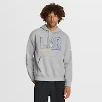 Men's Nike Heathered Gray Los Angeles Rams City Code Club Fleece Pullover Hoodie