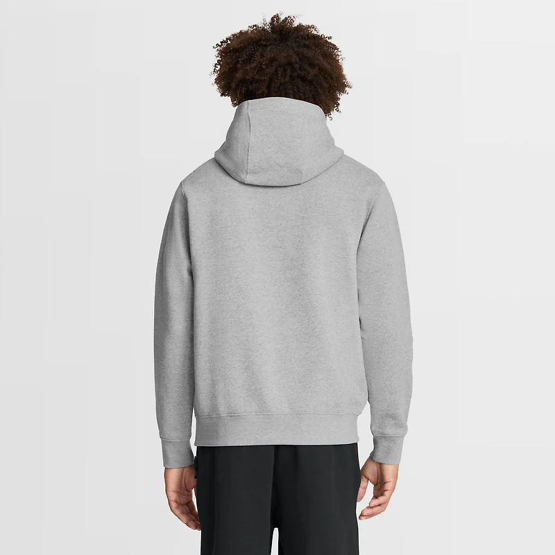 Men's Nike Heathered Gray Los Angeles Rams City Code Club Fleece Pullover Hoodie