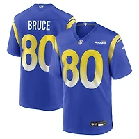 Maillot de joueur retraité Nike Isaac Bruce Royal Los Angeles Rams Game pour homme