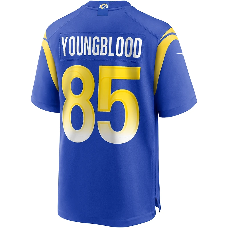 Maillot de joueur retraité Nike Jack Youngblood Royal Los Angeles Rams Game pour homme