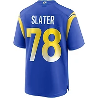 Maillot de joueur retraité Nike Jackie Slater Royal Los Angeles Rams Game pour homme