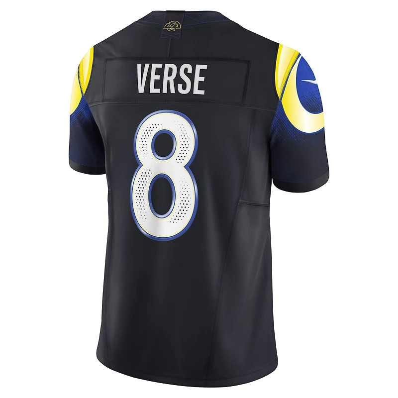 Men's Nike Jared Verse Midnight Blue Los Angeles Rams 2025 Rivalries Collection Limited Jersey