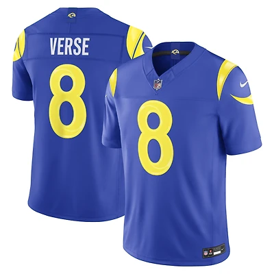 Men's Nike Jared Verse White Los Angeles Rams Vapor F.U.S.E. Sewn Down Limited Jersey