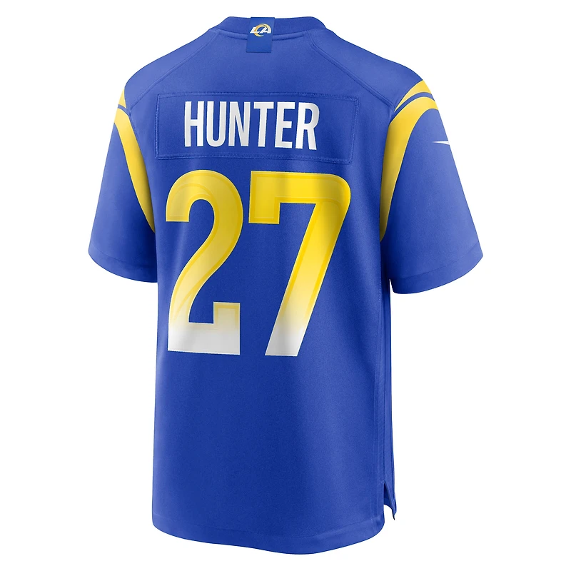 Maillot Nike Jarquez Hunter Royal pour homme des Los Angeles Rams