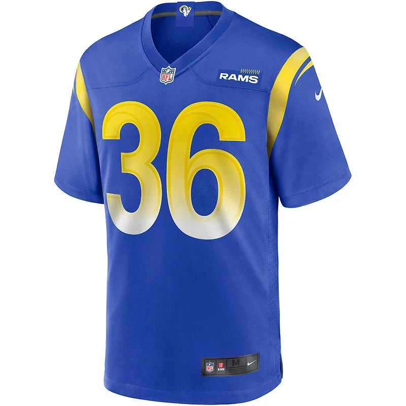Maillot de joueur à la retraite Nike Jerome Bettis Royal Los Angeles Rams Game pour homme