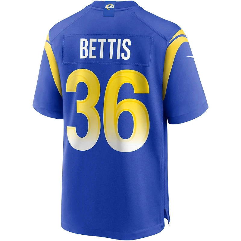 Maillot de joueur à la retraite Nike Jerome Bettis Royal Los Angeles Rams Game pour homme