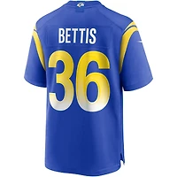 Maillot de joueur à la retraite Nike Jerome Bettis Royal Los Angeles Rams Game pour homme