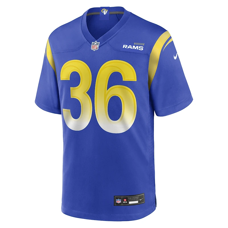 Maillot de joueur à la retraite Nike Jerome Bettis Royal Los Angeles Rams Game pour homme