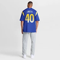 Maillot de match Nike Jesse Luketa Royal Los Angeles Rams pour homme