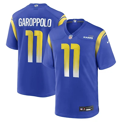 Men's Nike Jimmy Garoppolo  Royal Los Angeles Rams Game Jersey