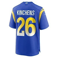 Men's Nike Kamren Kinchens  Royal Los Angeles Rams Team Game Jersey