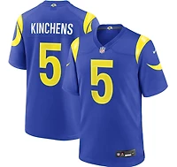 Maillot de match Nike Kamren Kinchens Royal Los Angeles Rams pour homme