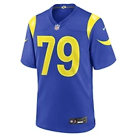Men's Nike Keagen Trost Royal Los Angeles Rams Team Game Jersey