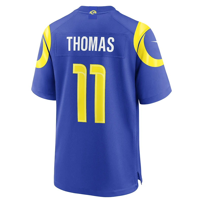 Maillot de match Nike Keir Thomas Royal Los Angeles Rams pour homme