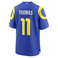 Maillot de match Nike Keir Thomas Royal Los Angeles Rams pour homme