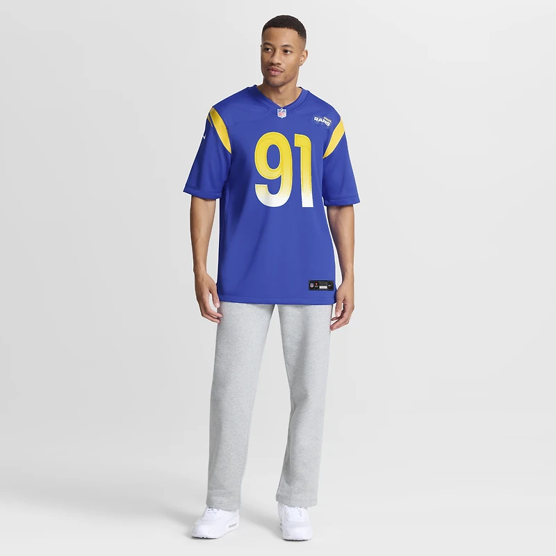 Men's Nike Kobie Turner Royal Los Angeles Rams Home Game Jersey