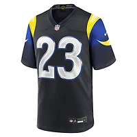 Men's Nike Kyren Williams Midnight Blue Los Angeles Rams 2025 Rivalries Collection Game Jersey
