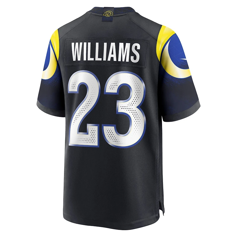Men's Nike Kyren Williams Midnight Blue Los Angeles Rams 2025 Rivalries Collection Game Jersey