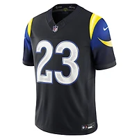 Maillot Nike Kyren Williams bleu nuit pour homme des Los Angeles Rams, collection limitée Rivalries 2025