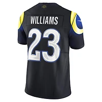 Maillot Nike Kyren Williams bleu nuit pour homme des Los Angeles Rams, collection limitée Rivalries 2025
