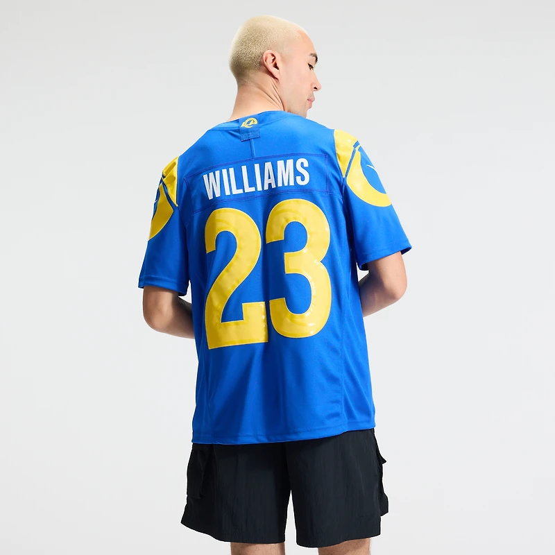Maillot Nike Kyren Williams blanc Los Angeles Rams Vapor F.U.S.E. édition limitée cousue pour homme