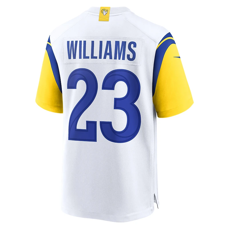 Men's Nike Kyren Williams  White Los Angeles Rams Game Jersey