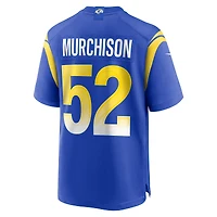 Men's Nike Larrell Murchison  Royal Los Angeles Rams Team Game Jersey