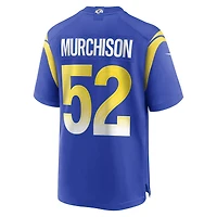 Men's Nike Larrell Murchison  Royal Los Angeles Rams Team Game Jersey