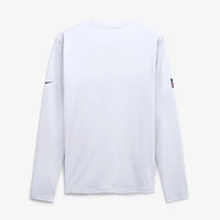 Men's Nike Los Angeles Rams Fearsome White Legend Small Logo Dri-FIT Long Sleeve T-Shirt