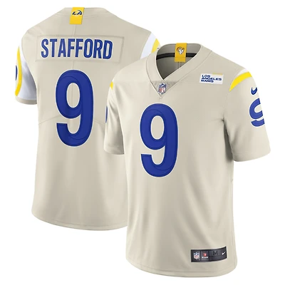 Maillot Nike Matthew Stafford Bone Los Angeles Rams Vapor Limited pour homme