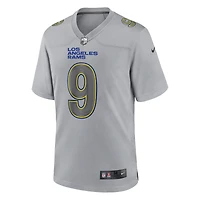 Men's Nike Matthew Stafford Gray Los Angeles Rams Atmosphere Fashion Game Jersey
