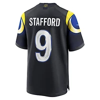 Men's Nike Matthew Stafford Midnight Blue Los Angeles Rams 2025 Rivalries Collection Game Jersey