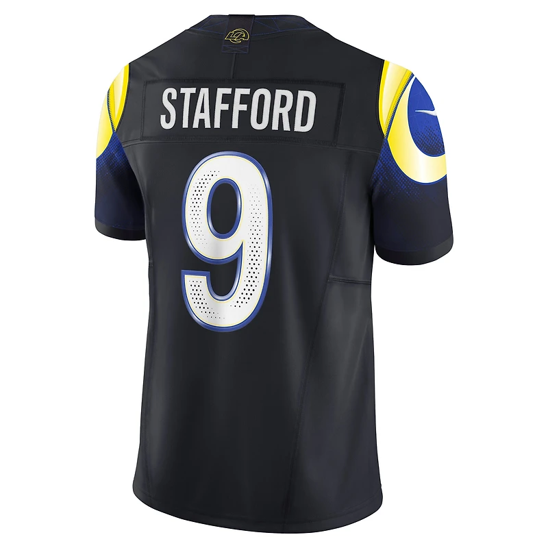 Men's Nike Matthew Stafford Midnight Blue Los Angeles Rams 2025 Rivalries Collection Limited Jersey