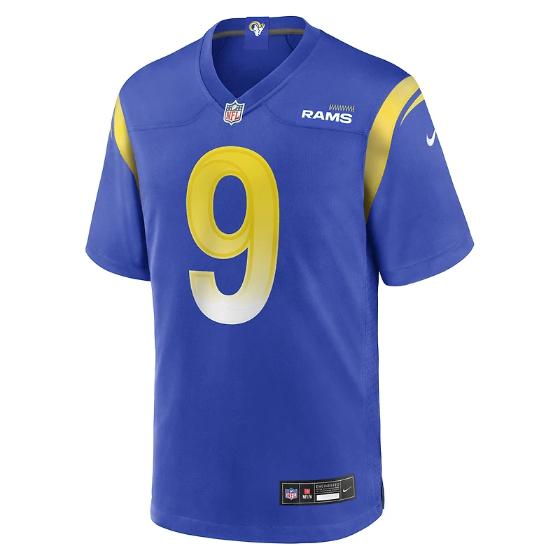Men's Nike Matthew Stafford Royal Los Angeles Rams Player Game Jersey