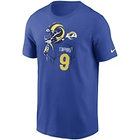 T-shirt graphique Nike Matthew Stafford Royal Los Angeles Rams Player pour homme