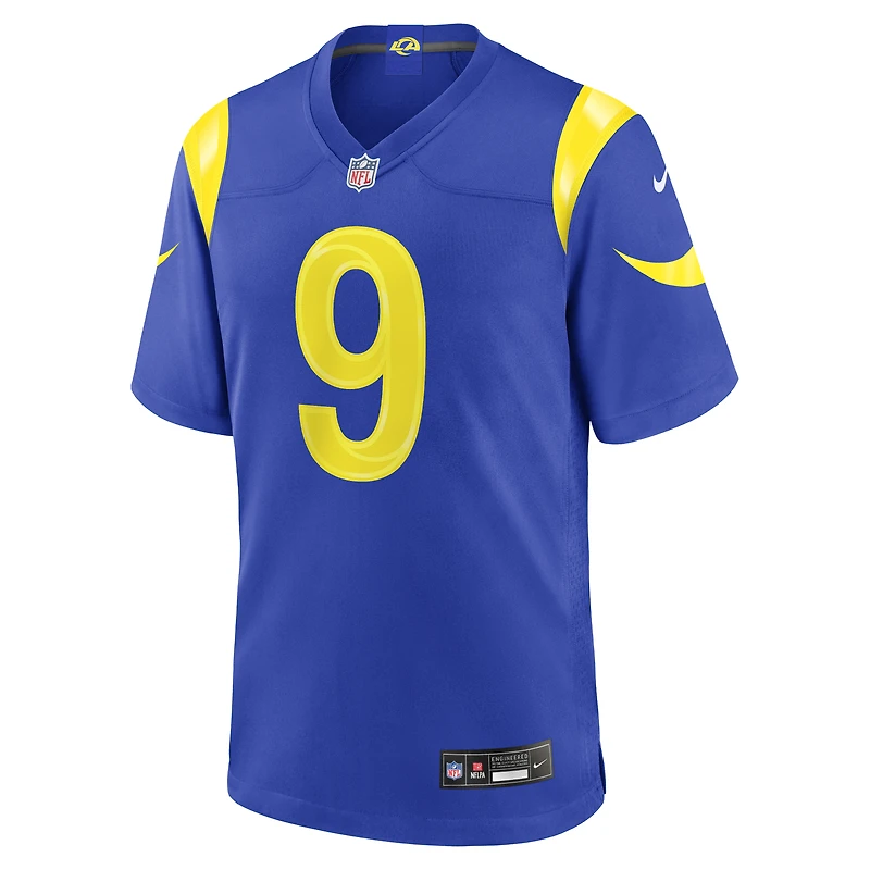 Maillot de joueur Nike Matthew Stafford Royal Los Angeles Rams pour homme