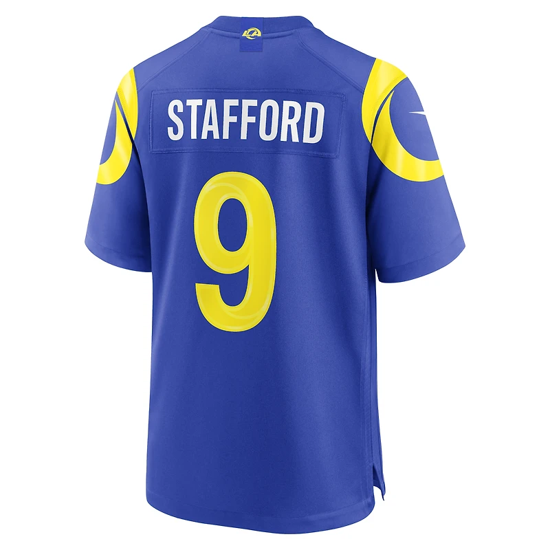 Maillot de joueur Nike Matthew Stafford Royal Los Angeles Rams pour homme
