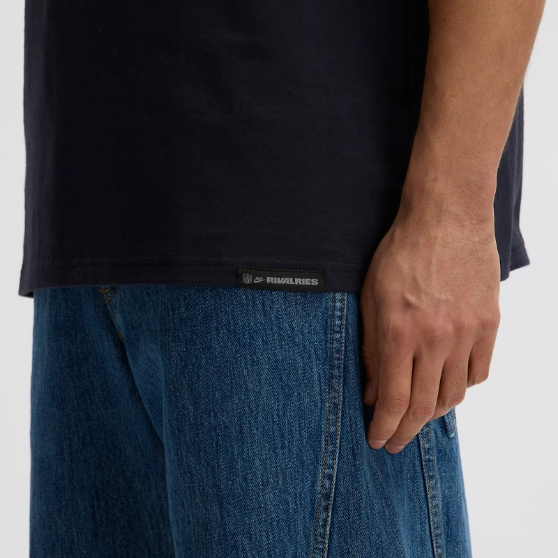 T-shirt Nike Max90 bleu nuit pour homme, collection Rivalries 2025 des Los Angeles Rams