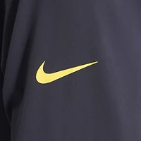 Veste à capuche Nike bleu nuit Los Angeles Rams 2025 Rivalries Collection Sideline Anorak demi-zip pour homme